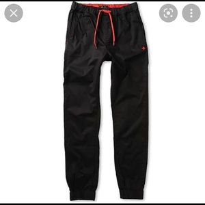 LRG gamechanger Black twill jogger. Size 34